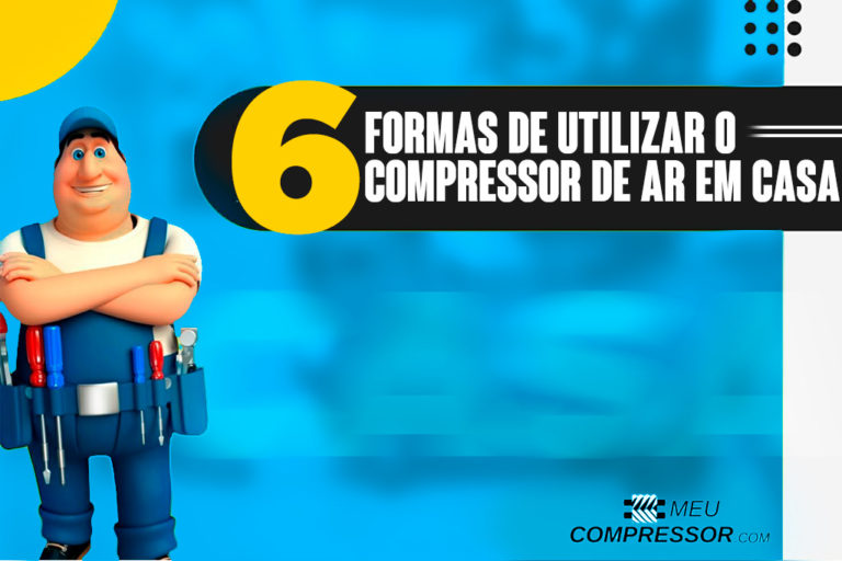 Seis formas de utilizar o compressor de ar em casa