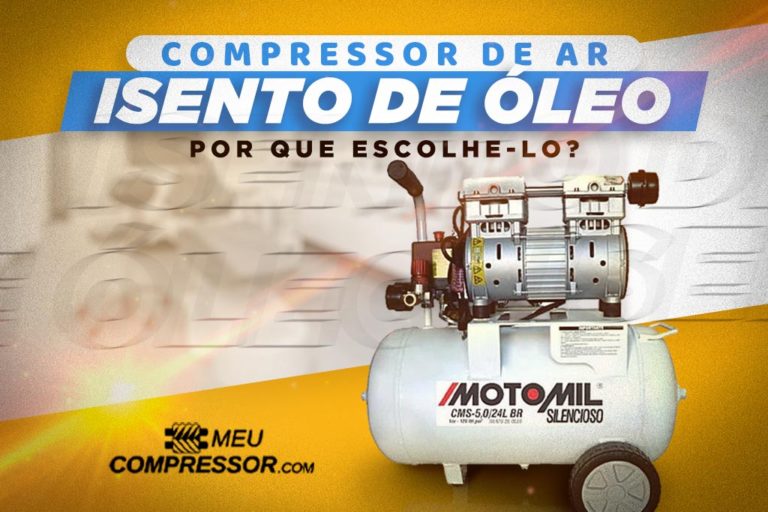 Compressor de ar isento de óleo: por que usar?