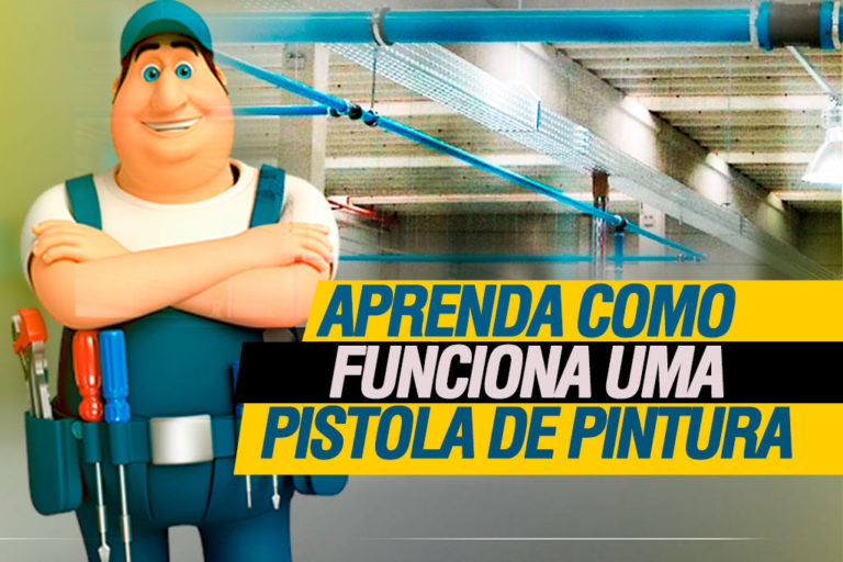 Entenda como funciona uma pistola de pintura