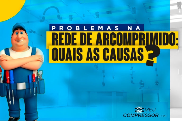 Problemas na rede de ar comprimido