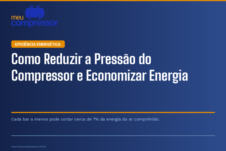 Como reduzir a pressão do compressor e economizar energia